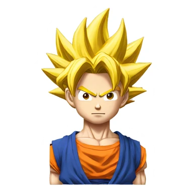 Goku from dragon ball z sticker