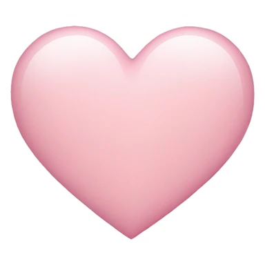 Light pink heart sticker