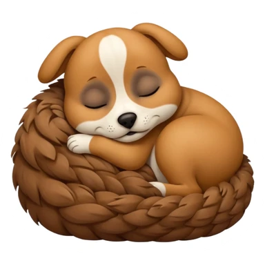 perro dormido sticker