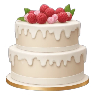 big piece of wedding cake sticker