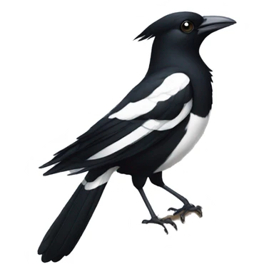 a magpie sticker