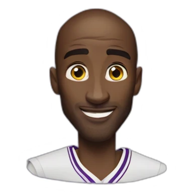 Kobe Bryant Mamba mentality face sticker