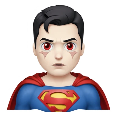 bizarro superman sticker