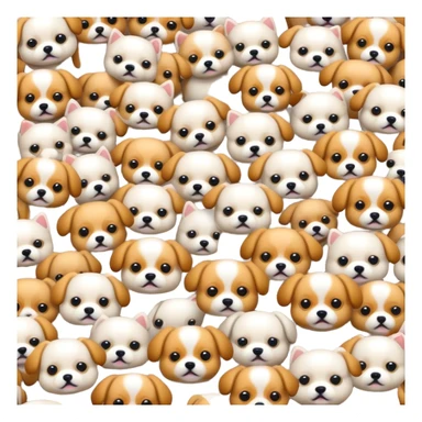 millions of toy dogs sticker