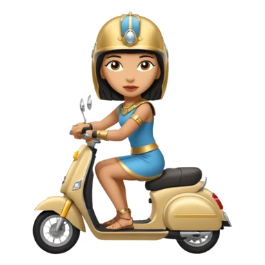 cleopatra drive scooter sticker