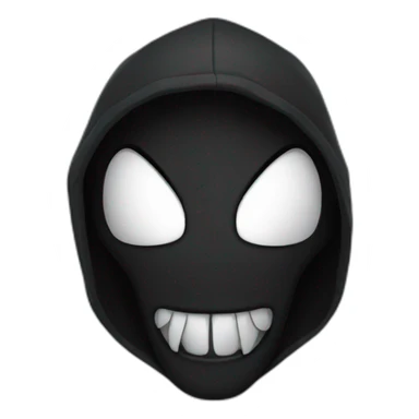 venom wearing hood sticker