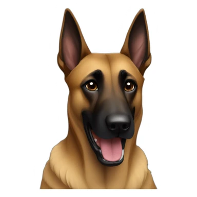 belgian malinois and kuds sticker