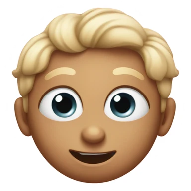 Cute heart eyes sticker