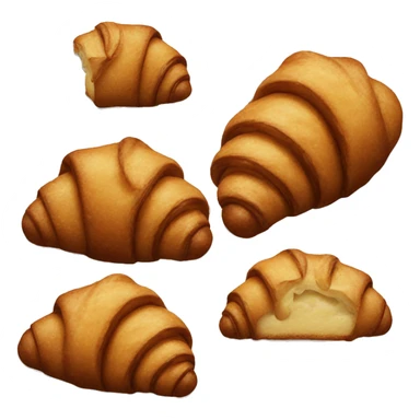 chocolate croissant sticker