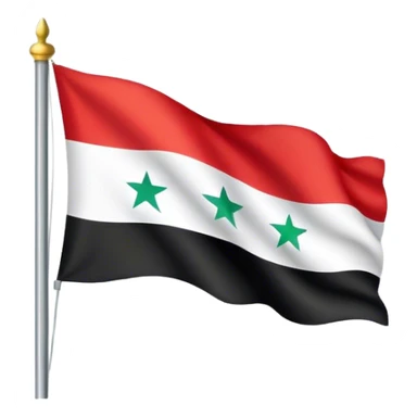 Revolutionär Flagge Syrien  sticker