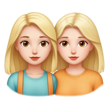 Best friends girl  sticker