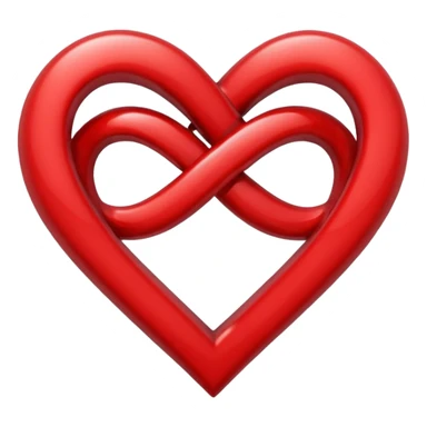 Heart with infinity simble sticker