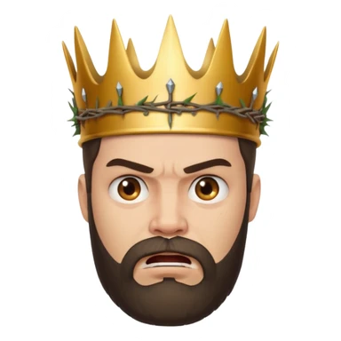 angry jesus emoji sticker