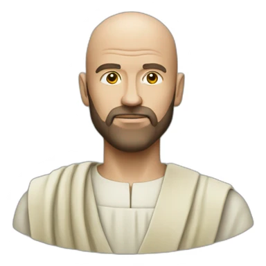 cosmic-jedi--baldness-christ sticker