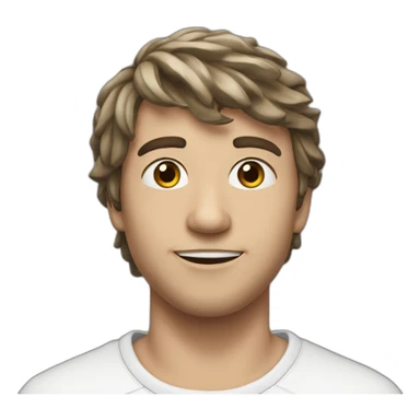 Francês rindo sticker