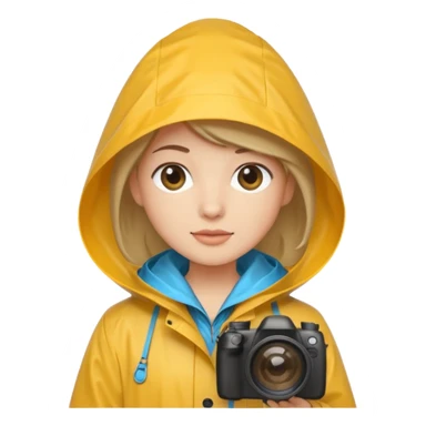fotographer with rain coat

 sticker