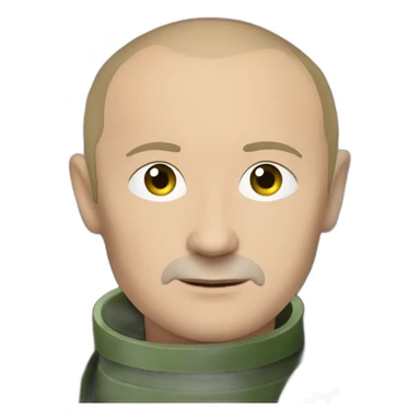 Putin on a missle sticker