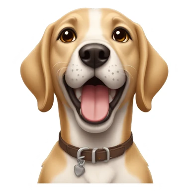 perro feliz sticker