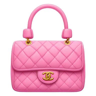Pink Chanel bag sticker