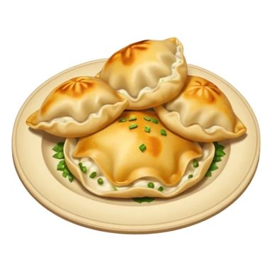 pierogie food emoji sticker
