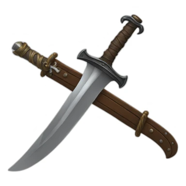 pirate sword sticker