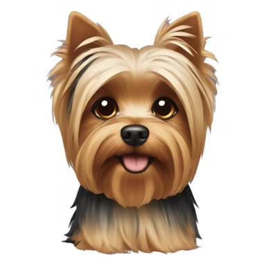 Yorkie dog sticker