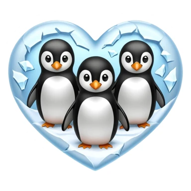 Susunkan aku emoji yang ada di game whiteout survival menjadi sebuah gambar love sticker