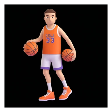 With basketball t shirt sticker