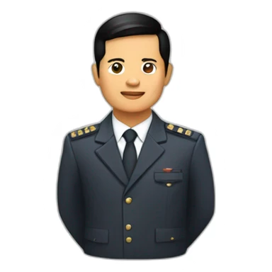 prabowo subianto young sticker