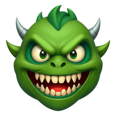 Scary monster  sticker