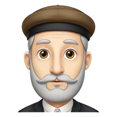 israeli rabbi with long nose sticker