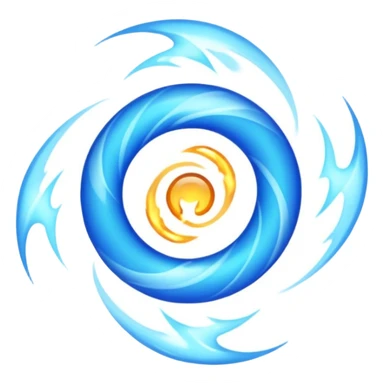 magic blast blue sticker
