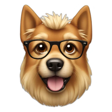 dog-cola-mohawk-glasses sticker