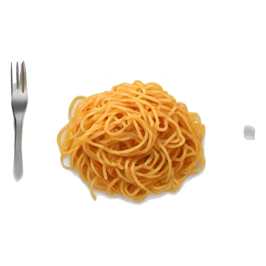 a plate of spaghetti sticker