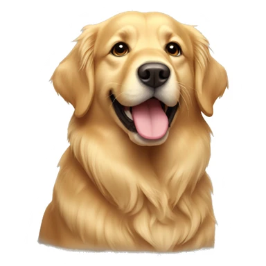 sweet golden retriever sticker