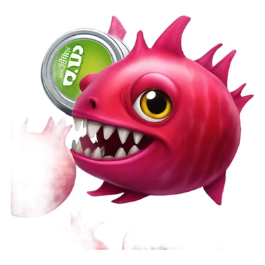 Pomegranate Piranha Energy Drink  sticker