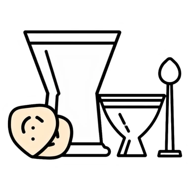 bartending tools including jigger, strainer, and cocktail spoon sticker