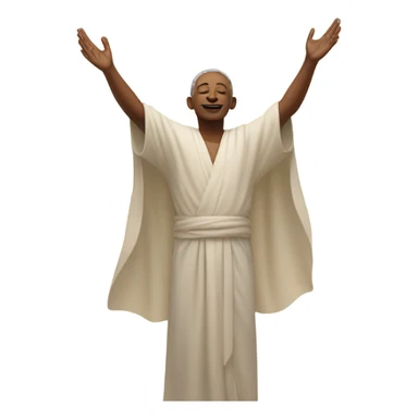 levitating into heaven sticker