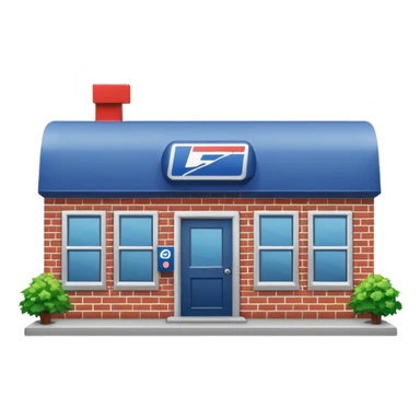 USPS post office sticker