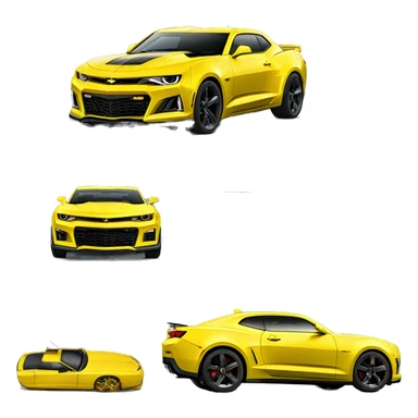 Chevrolet Camaro ZL1 Yellow sticker