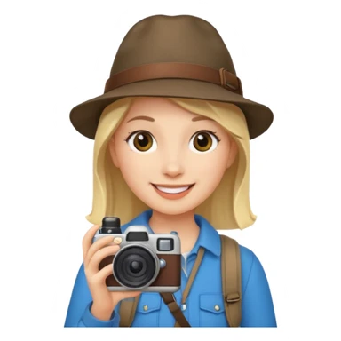 Tourist Taking Photo sticker