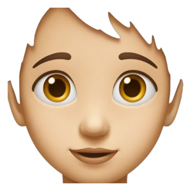 Kid face kinder chocolate sticker