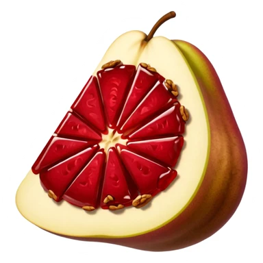 jam pear and wallnut  sticker