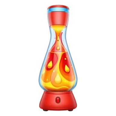 Lava lamp sticker