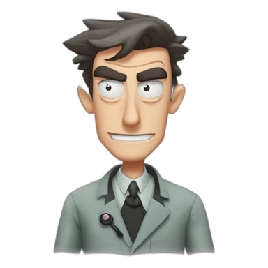 Dr doofenshmirtz, phineas and ferb sticker