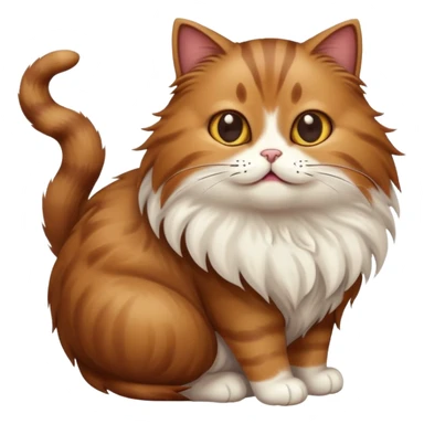 Pooping cat sticker