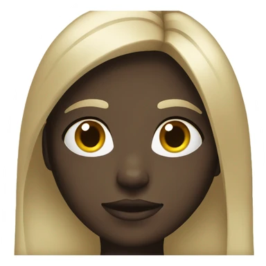 Dark skin girl pretty sticker