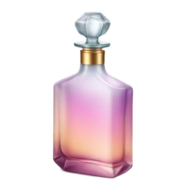 glass perfume bottle sticker