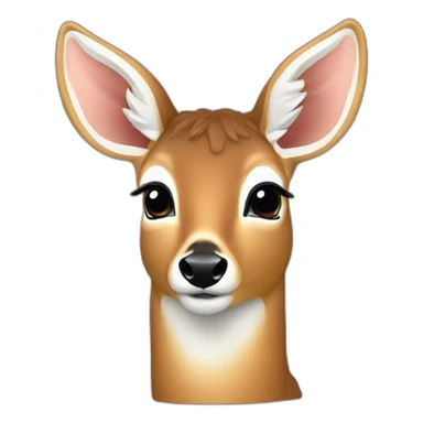 roe deer sticker