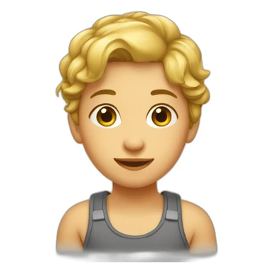 Garçon sur une fille sticker